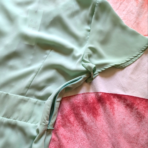 NWT Molly Bracken Mint Green Retro Mini Dress, size Small women's - Picture 6 of 12